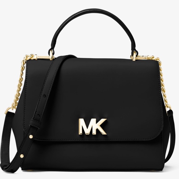 Michael Kors Handbags - NWT Michael Kors Black Leather Satchel